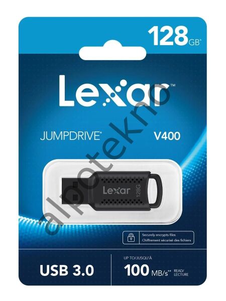 128GB Lexar LJDV400128G JumpDrive 3.0 V400 100MB/s USB Flash Bellek