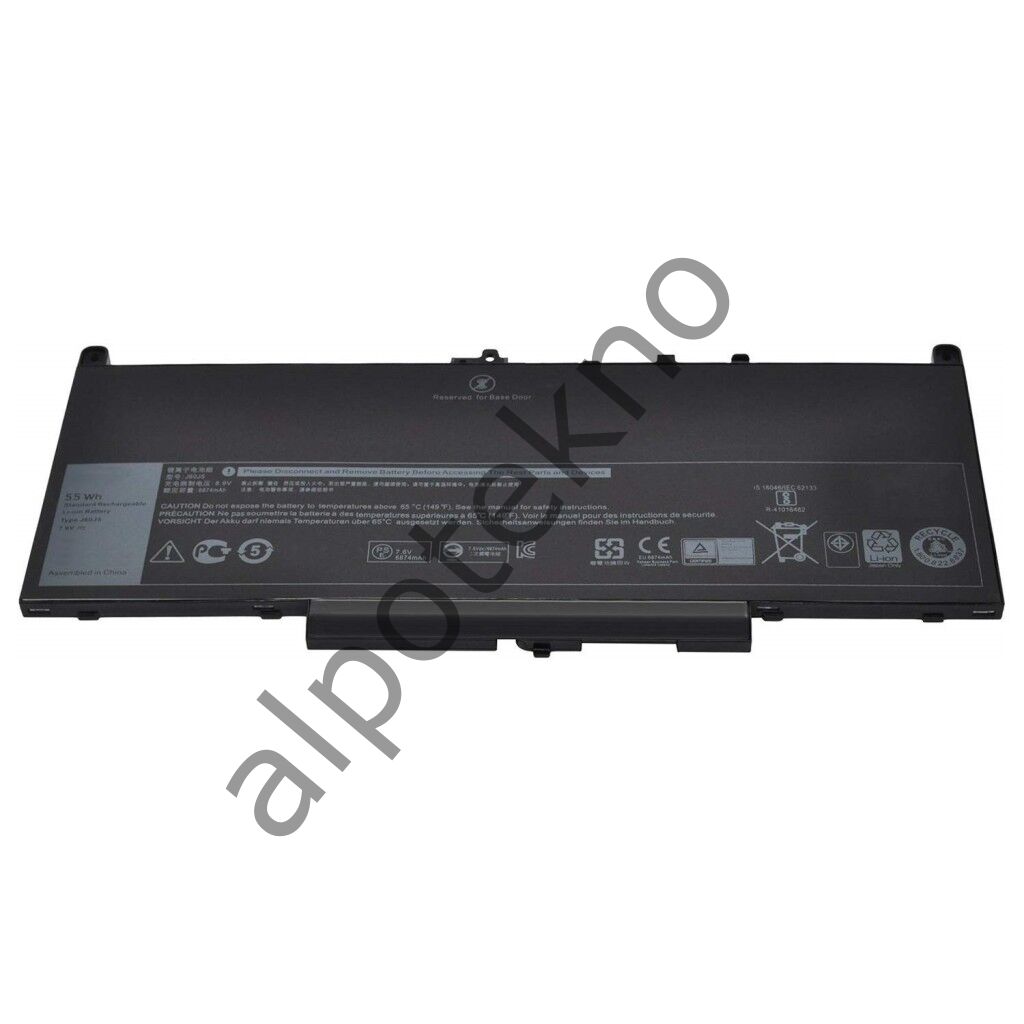 RETRO Dell Latitude E7270, E7470, J60J5 Notebook Bataryası - 4 Cell