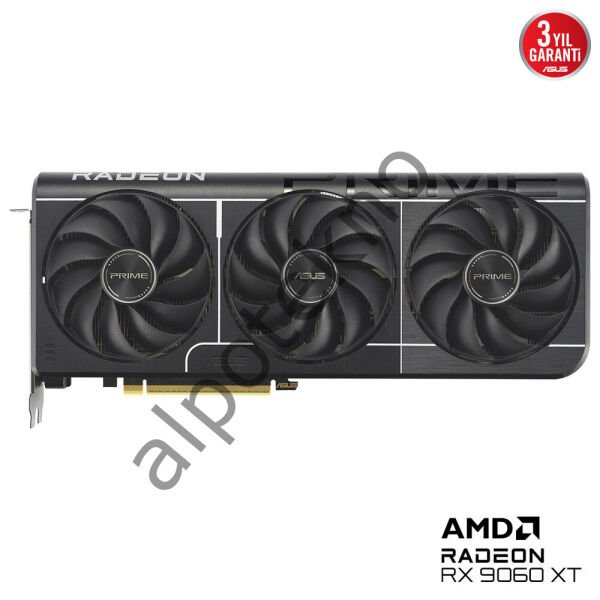 ASUS PRIME-RX9060XT-O8G AMD RADEON RX9060XT 8GB GDDR6 128bit 1xHDMI 2xDP EKRAN KARTI