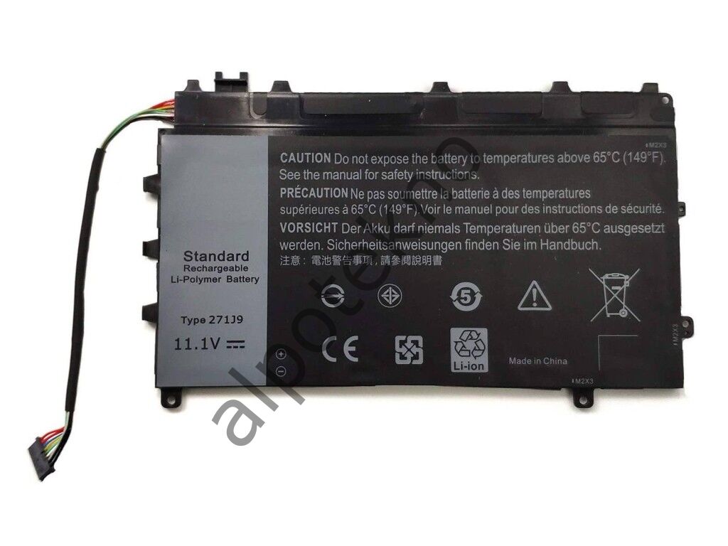 RETRO Dell Latitude E7350, 271J9 Notebook Bataryası - Ver.1 (Tablet)