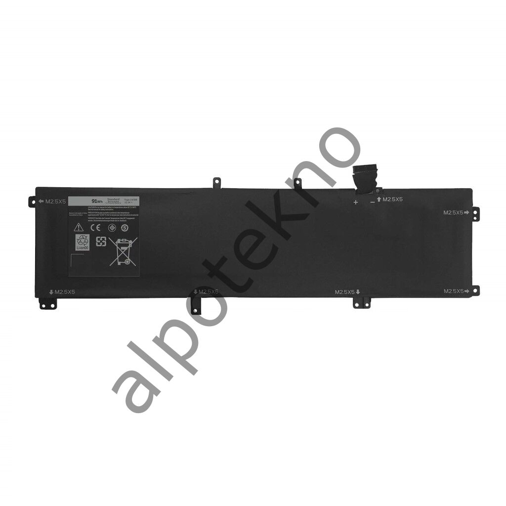 RETRO Dell Precision M3800, XPS 15-9530 (2013), T0TRM Notebook Bataryası - 9 Cell
