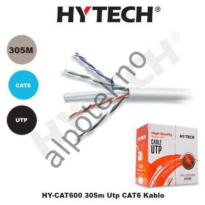 HYTECH HY-CAT600 305 MT UTP CAT6 GRI