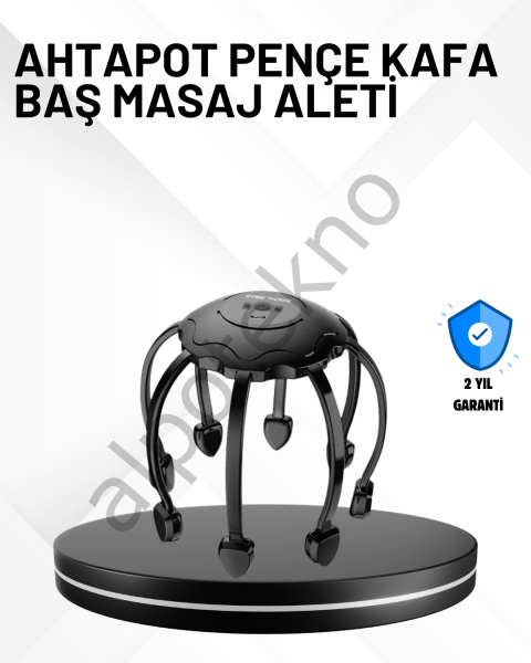 Taşınabilir Kafa Masaj Cihazı Eller Serbest 360° Profesyonel Masaj