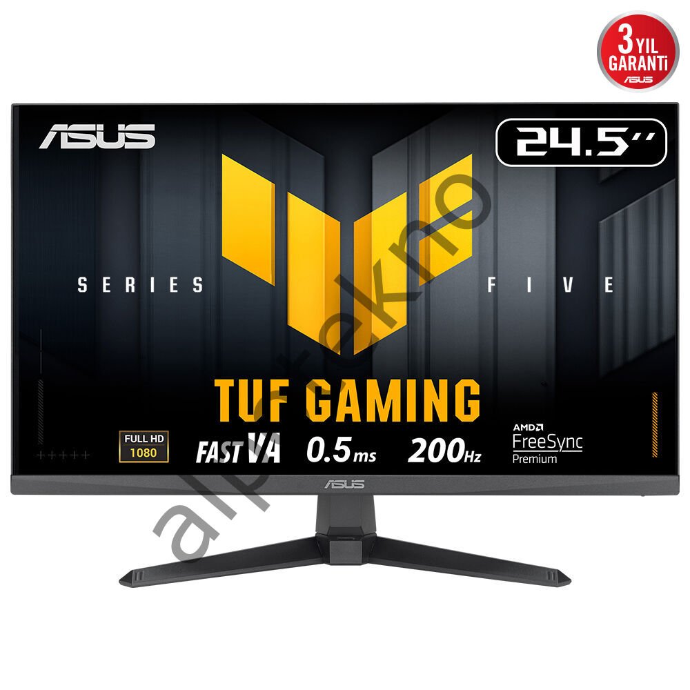 ASUS TUF GAMING VG257Q5A 24.5'' 0.5MS 200HZ 1920x1080 2xHDMI/DP MM LED MONITOR