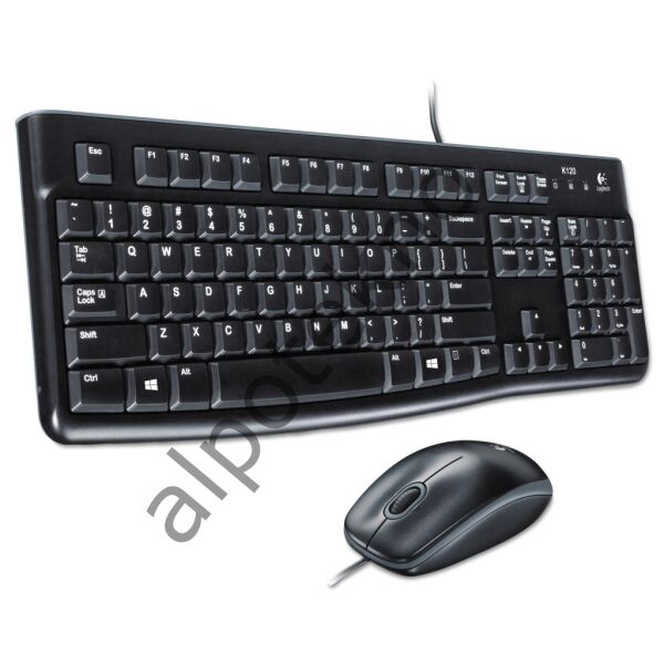 LOGITECH MK120 TÜRKÇE KABLOLU USB STANDART SİYAH 920-002560 Q KLAVYE MOUSE