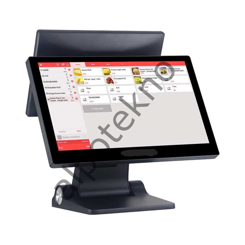 KODPOS ECO-II 1855-İ 18.5''/İ5/8GB/128GBSSD +11.6'' 2.EKRAN DOKUNMATİK POS PC