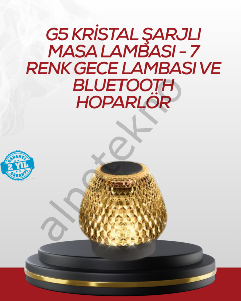 Dokunmatik Işıklı Kablosuz Bluetooth Hoparlör 5W