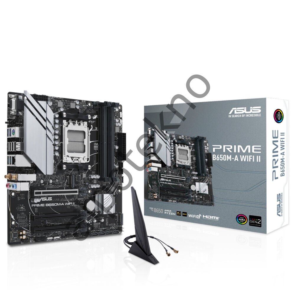 ASUS PRIME B650M-A WIFI II 4xDDR5 DP+VGA+HDMI 2xM.2 AM5 ANAKART