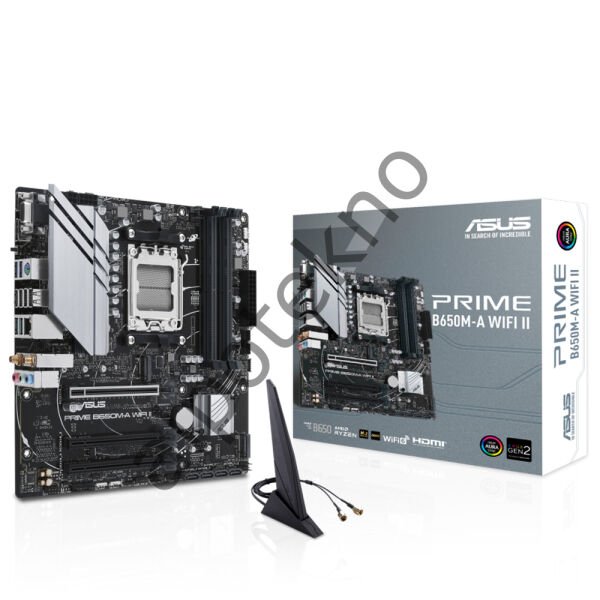 ASUS PRIME B650M-A WIFI II 4xDDR5 DP+VGA+HDMI 2xM.2 AM5 ANAKART