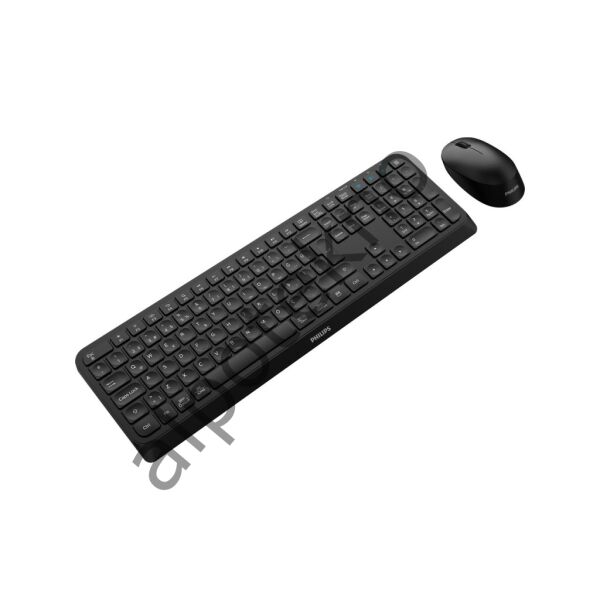 PHILIPS SPT6407 KABLOSUZ STANDART SİYAH Q KLAVYE+MOUSE