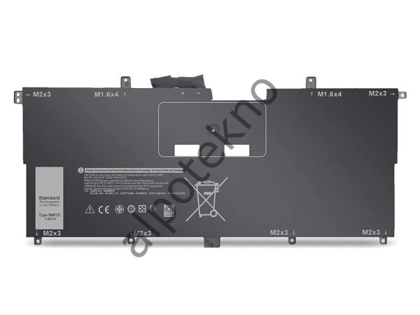 RETRO Dell XPS 9365, NNF1C, HMPFH Notebook Bataryası