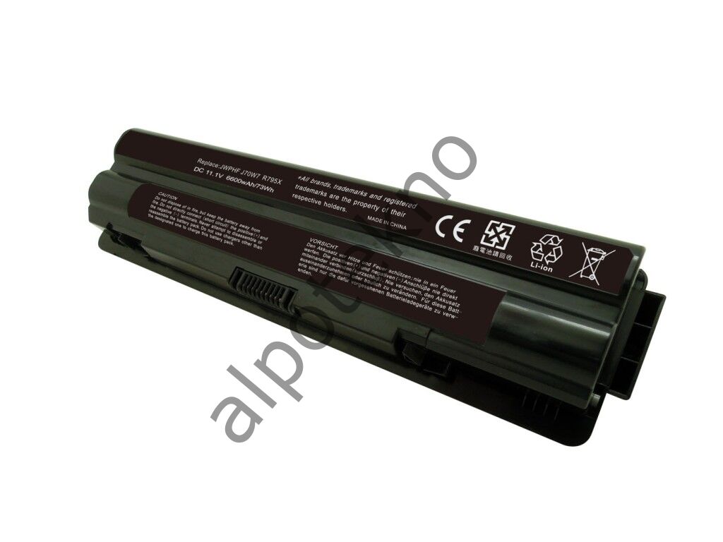 RETRO Dell XPS L401X, L501X, L502X, L701X, L702X Notebook Bataryası - 9 Cell