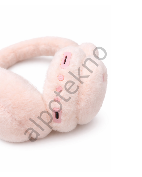 Kablosuz Peluş Bluetooth Kulaklık 40mm Hoparlör ve Mikrofonlu