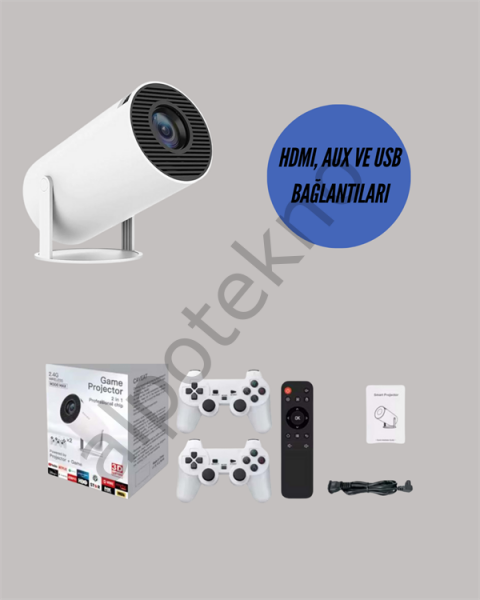 Kablosuz 4K Projeksiyon – Wi‑Fi 6 & Bluetooth 5.0 ile Oyun ve Uygulama Merkezli Yeni Nesil