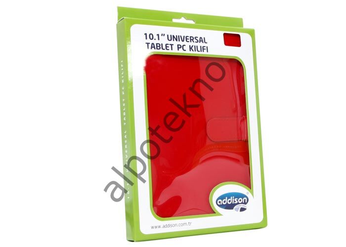 ADDISON IP-310 KIRMIZI 10.1'' ÜNİVERSAL STANDLI TABLET PC KILIFI