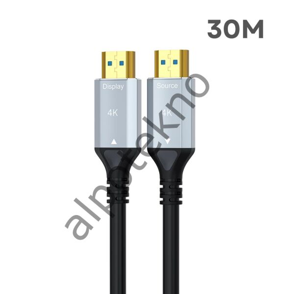 S-LİNE FK0530-4K-OPT 30MT 2.0V 4K FİBER OPTİK HDMI KABLO