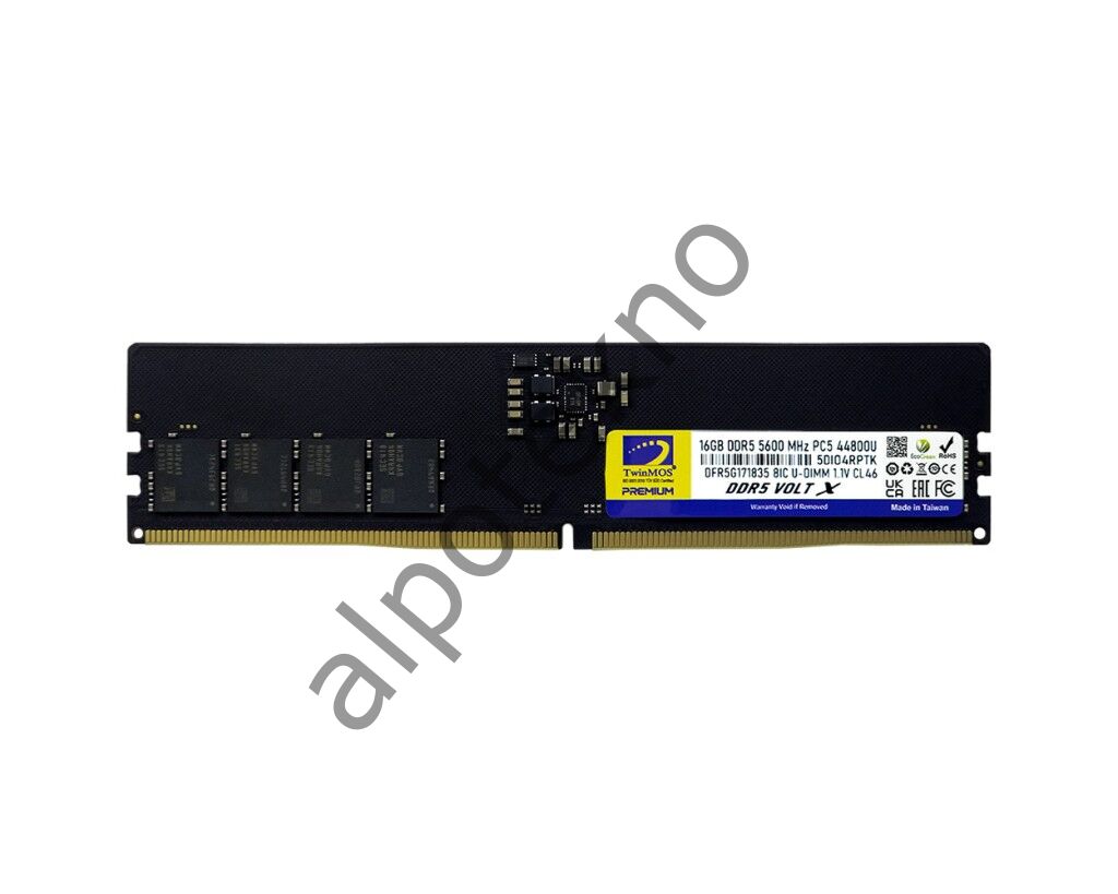 16GB TwinMOS 5600MHz CL46 (TMD516GB5600U46WO) DDR5 PC Ram