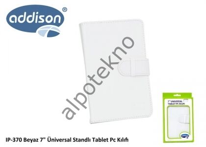 ADDISON IP-370 PEMBE 7'' ÜNİVERSAL STANDLI TABLET PC KILIFI