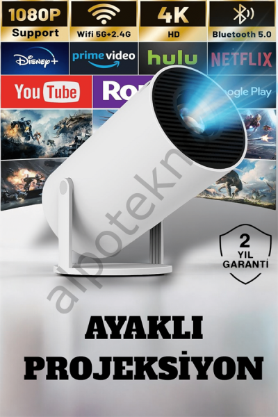 HDMI ve Full HD Teknolojili 160 ANSI Lümen Kablosuz Projeksiyon Yeni Nesil
