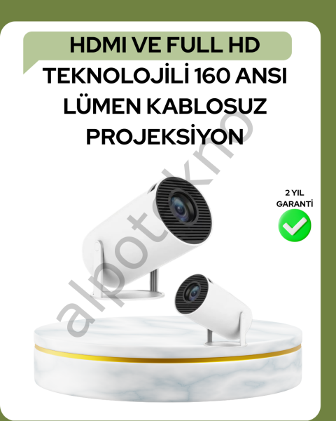 Ultra Pro Full HD ve 4K Destekli 130 İnç Projeksiyon Cihazı