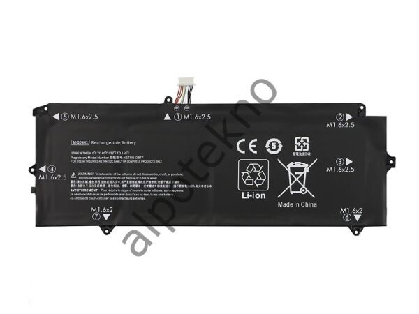 RETRO Hp Elite x2 1012 G1, MG04XL Notebook Bataryası