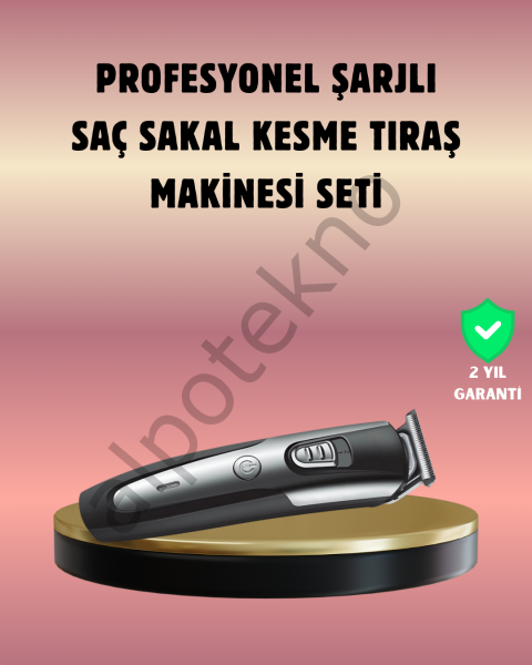 Şarjlı Saç Sakal Kesim Makinesi Detaylı Kesim İçin Hassas Başlıklı