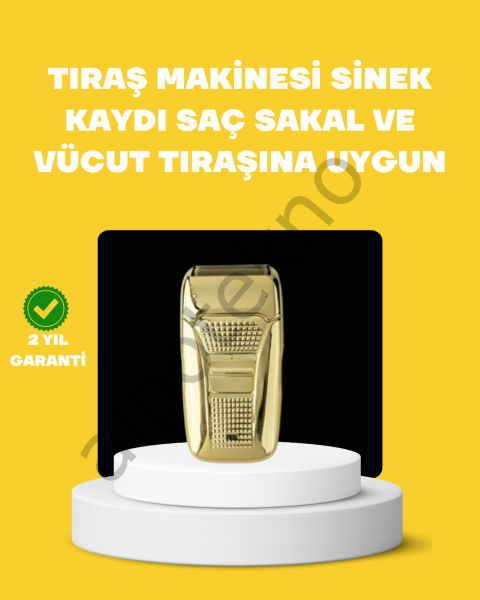 Profesyonel Kuru Kullanım Sakal Tıraş Makinesi Çift Başlıklı