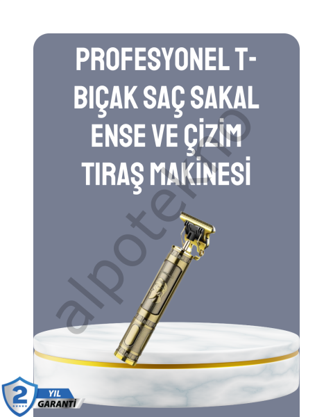 LCD Ekranlı Şarjlı Tıraş Makinesi Erkek Saç Sakal Kesme