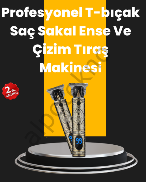 0.1 mm Hassas Kesim Tıraş Makinesi Şarjlı Metal Gövde