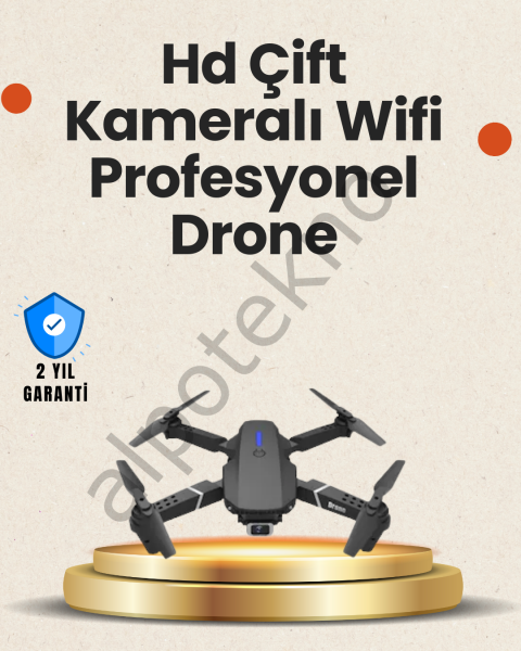 Yükseklik Sabitlemeli Katlanabilir Drone 1080P 4K Kamera Seçenekli
