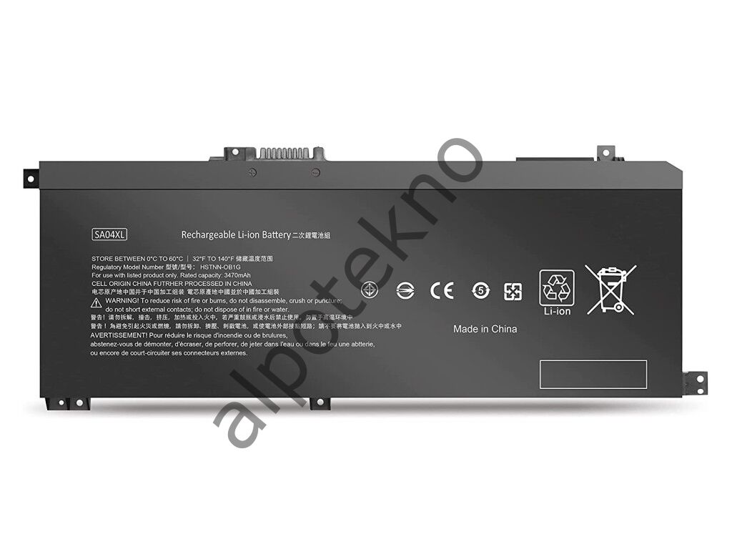 RETRO Hp Envy 15-dr x360, 15-ds x360, SA04XL Notebook Bataryası