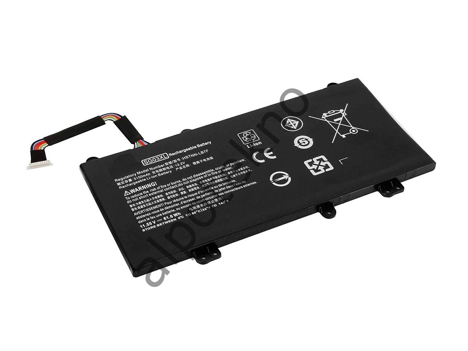 RETRO Hp Envy 17-u000, m7-u000, SG03XL Notebook Bataryası