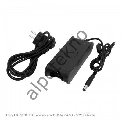 Frisby FPA-7226DL 19,5V 4.62A 7.4 x 5.0mm Notebook Adaptör (Dell)
