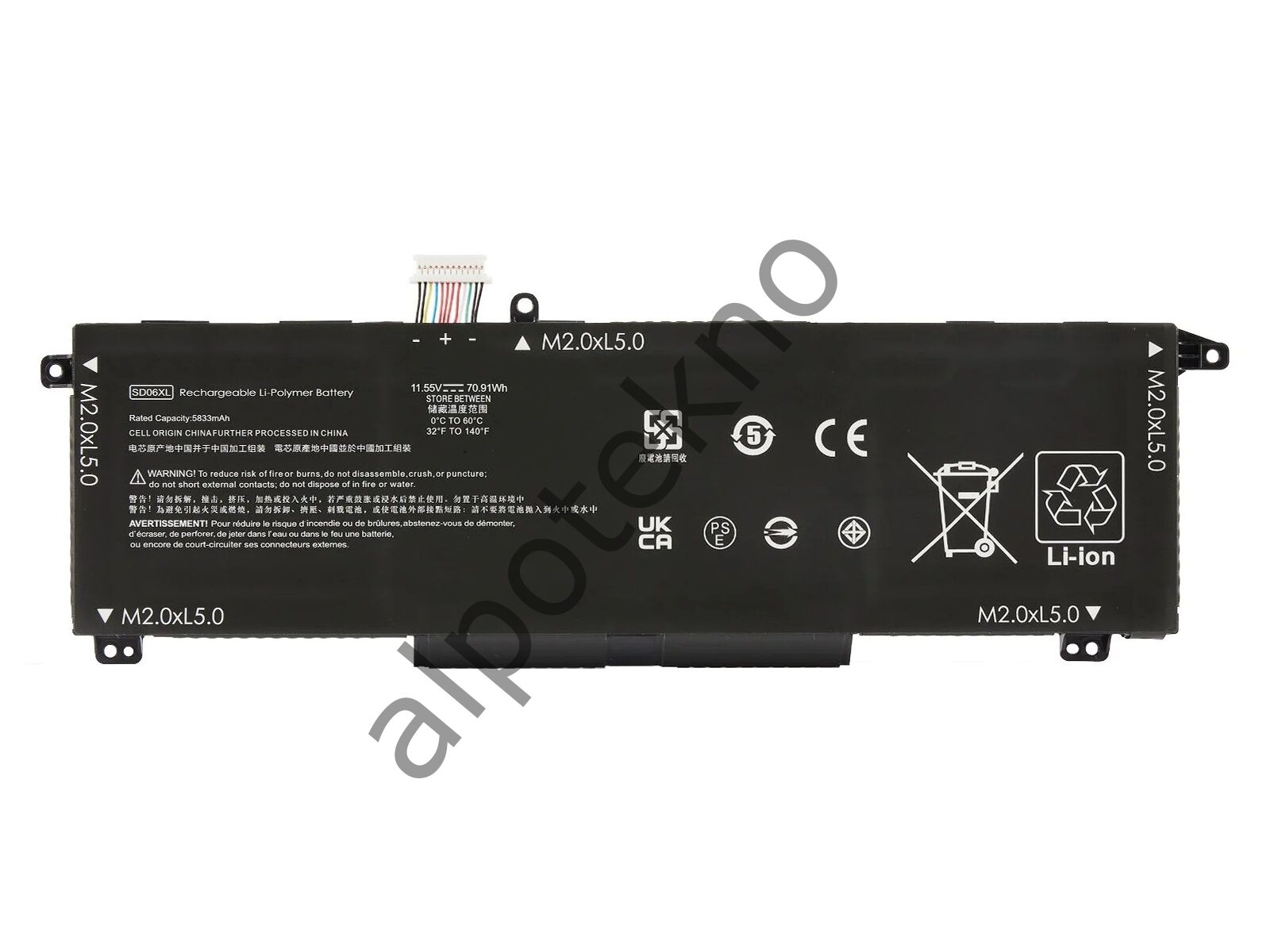 RETRO Hp Omen 15-ek0000, 15-en0000 Notebook Bataryası - Ver.2 (SD06XL)