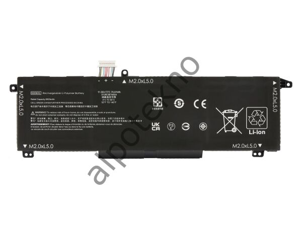 RETRO Hp Omen 15-ek0000, 15-en0000 Notebook Bataryası - Ver.2 (SD06XL)