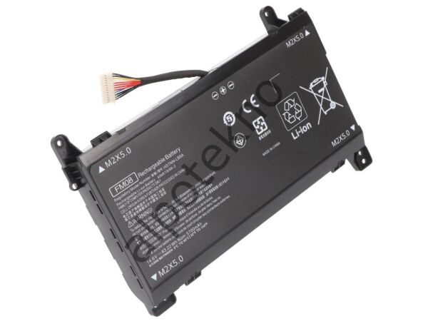 RETRO Hp Omen 17-an, 17-an000, 17-an100, FM08 Notebook Bataryası - Ver.2 (12 Pin)