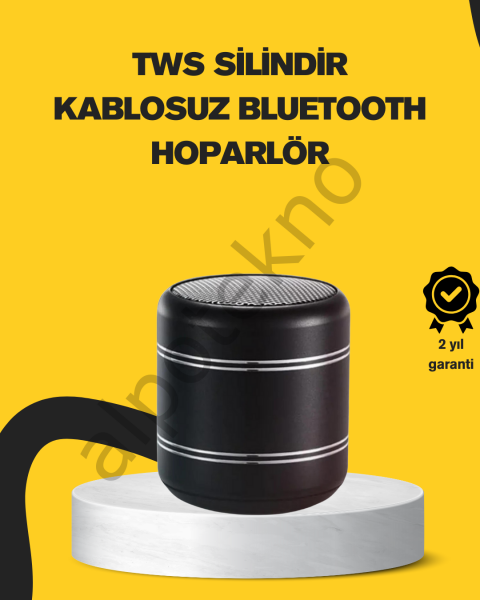 Mini Alüminyum Bluetooth Hoparlör Yüksek Bas Performansı
