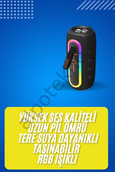 Bluetooth Hoparlör USB Şarjlı Uzun Pil Ömrü Android ve İOS Uyumlu Renkli Yeni Nesil