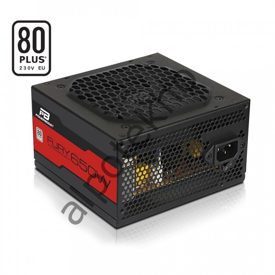 PowerBoost BST-ATX650WEU ''FURY'' 650w 80+ APFC 12cm Fanlı ATX PSU