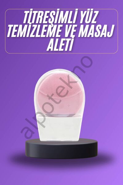 Titreşimli Yüz Masaj Aleti Titreşimli Makyaj Temizleme Cihazı