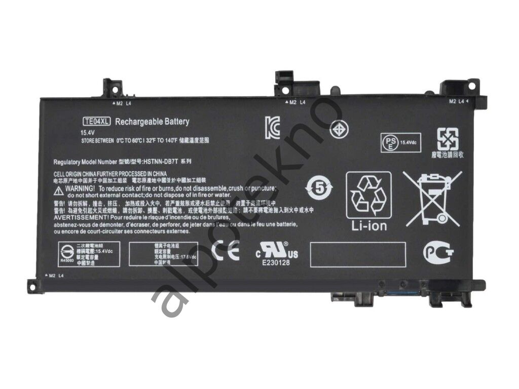 RETRO Hp Pavilion 15-bc, Omen 15-ax, TE04XL Notebook Bataryası - 4 Cell