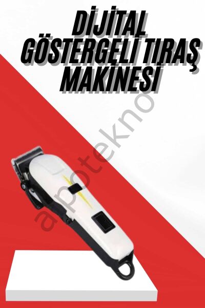 Profesyonel Şarjlı Tıraş Makinesi Turbo Kablosuz Saç Kesme Makinesi