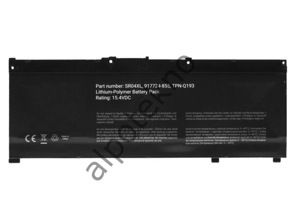 RETRO Hp Pavilion 15-cb, 15-cb000, 15-cx, 15-cx0000, SR03XL, SR04XL Notebook Bataryası