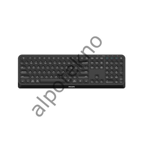 Philips SPK6407B 2 Kanallı Bluetooth + Kablosuz Türkçe Q Klavye Siyah