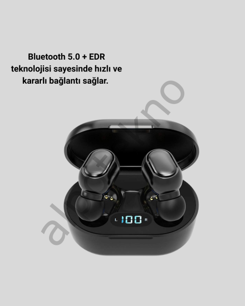 Titanyum Hoparlörlü Kablosuz Bluetooth Kulaklık Yeni Nesil