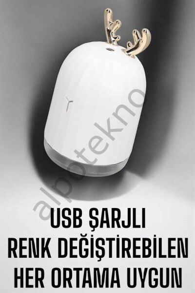 Aromaterapi Hava Temizleyici Buhar Makinesi Taşınabilir Şarjlı