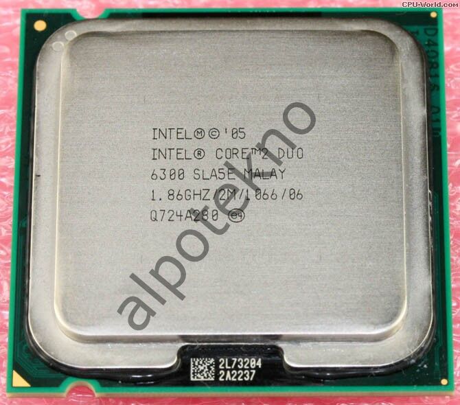 İNTEL Pentium E6300 2.80GHz 775P CPU Tray