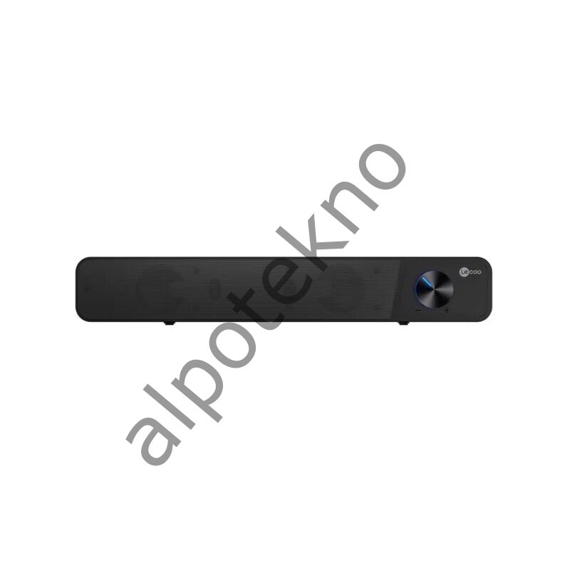 Lecoo DS111 Bluetooth  6W Masaüstü Taşınabilir Stereo Soundbar Hoparlör Siyah