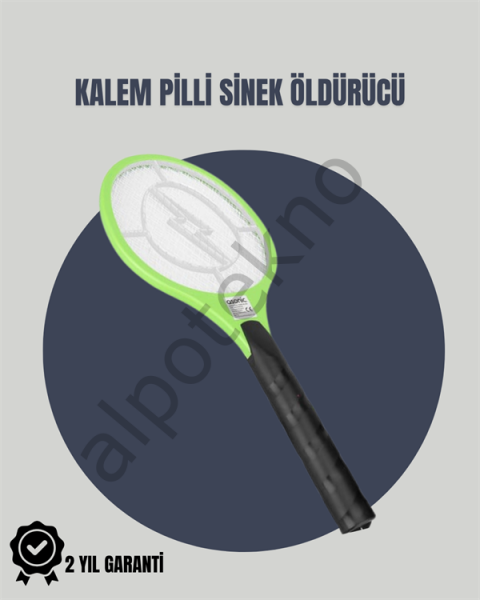 Taşınabilir Elektronik Sinek Swatter – Kimyasal İçermeyen, Ergonomik Tasarım