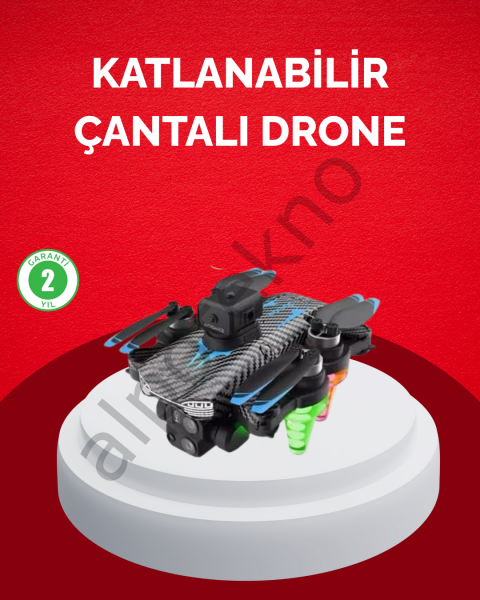 Katlanabilir Drone 1080P Kamera 0-100m Uçuş Mesafeli